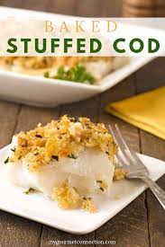 Baked Stuffed Cod Recipe Cod Fish Recipes Baked Italian Fish Recipes Fish Recipes Baked