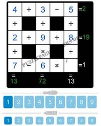 The idea of this game is plain simple you need to add, subtract and multiply numbers to get the sum shown in the. Puzzle Page Cross Sum Issue 1 Page 3 Answers Puzzlepageanswers Net