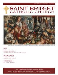 MASS RECONCILIATION OFFICE HOURS 6006 Three Chopt Road, Richmond, VA 23226  Parish Office & Clergy Phone (804) 282-9511 I