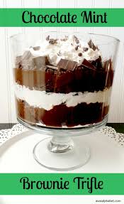 And the ghost and the bogus bestseller, by cleo coyle! Chocolate Mint Brownie Trifle Ava S Alphabet