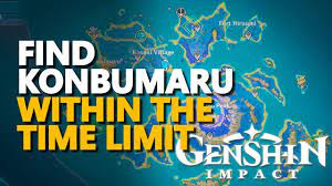 Find Konbumaru within the time limit Genshin Impact - YouTube