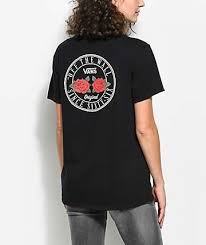 Black And White Vans Shirt Womens Vans Otw Red Rose Black Boyfriend T Shirt Boyfriend T Shirt Black Boyfriend Pink Boyfriend