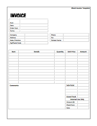 blank invoice template download edit fill and print