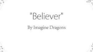 You break me down and build me up, believer, believer. Chords For Believer Imagine Dragons Lyrics