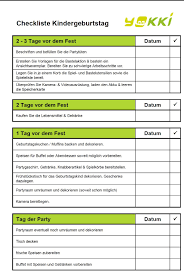 Gratis Checkliste Fur Partyplanung Kindergeburtstag Diy Geschenke Einhorn Kindergeburtstag Partyplanung Kinder Geburtstag