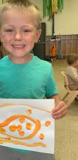 Our preschoolers have been working very hard