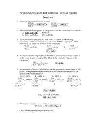 What is the molecular formula of this compound? 31 Determining Molecular Formula Worksheet Worksheet Project List