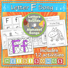 ♫now i know my abcs.w, x, y, and zq, r, s, t, u, vh, i, j, k, l, m, n, o, pa, b, c, d, e, f, . Letter F Song Worksheet Set By Heidisongs Teachers Pay Teachers