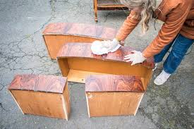 Use a gel or paste when stripping paint from vertical surfaces such as wooden doorframes. How To Strip Paint From Wood Furniture At Charlotte S House