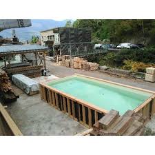 Kit Piscine Enterree Ossature Bois
