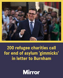 Mirror - More than 200 refugee charities have called on Andy Burnham to  reject "failed gimmicks" directed at asylum seekers. | Facebook