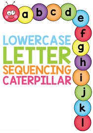 Two letters, a and i, also constitute words. Lowercase Letter Sequencing Caterpillar From Abcs To Acts
