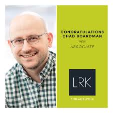 Congratulations New LRK Associates! LRK is pleased to announce promotions  of its architects, designers and planners across its Philadelphia, Dallas,  Little Rock, Celebration, and Memphis offices. “Continuing to build a  pipeline of