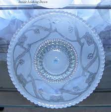 Vintage Ceiling Light Cover Frosted Glass Candlewich Edge Center Hole Mount On Etsy Vintage Ceiling Lights Ceiling Lights Glass Celing Lights