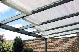 Unique Veranda Stock De Veranda Toit En Verre Pergola Blinds Fabric Blinds
