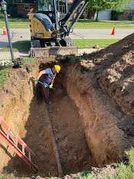 We had a dig to repair a sewer pipe problem added pipe and a double clean out with Bosma Bros plumbing