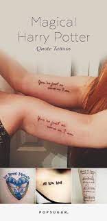 Fall Under The Spell Of These 50 Harry Potter Tattoos They Re So Good Harry Potter Quotes Tattoo Harry Potter Tattoos Harry Tattoos