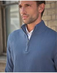 Cashmere Full Zip Mens Jumper Mens Cashmere Zip Neck Sweater