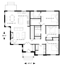 This exclusive, small home plan makes compact living easy with a seamless floor plan; Stylish And Simple Inexpensive House Plans To Build Houseplans Blog Houseplans Com