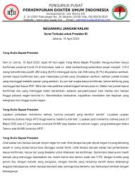 Apd Mahal Pdui Kirim Surat Terbuka Untuk Jokowi