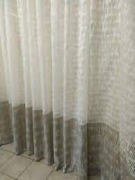 Stoffa cn inserti in seta per tende copriletto ecc. Tende A Metraggio In Devore H300cm Stoffe Tessuti Organza Balzata Tendaggi Seta Ebay