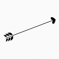 Heart Cupid Long Arrow Black Love Png Cupid Transparent Background