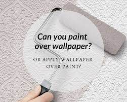 Check spelling or type a new query. Can You Paint Over Wallpaper Or Apply Wallpaper Over Paint The Urban Guide