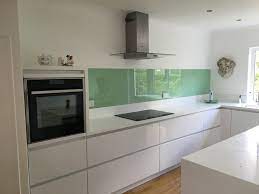Splashback Fitted To Finish Off Client S Kitchen In West Glasgow Kitchen Glass Kitchen Grey Kitchens