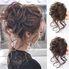 I capelli si estendono verso l'alto nella parte anteriore, coprono l'orecchio e si . Fascia Per Capelli Elastica Lvhan Hairpieces Per Donna Updo Ciambella Chignon Panino Disordinato Scrunchy Panino Per Capelli Capelli Finti Donne Sintetiche Chignon Capelli Sintetici