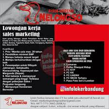 Lowongan Kerja Ayam Goreng Nelongso Bandung Januari 2020 Ayam Ayam Goreng Pendidikan