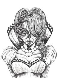 Coloring Pages Gangster Girls Gangster Girl Allyson Blog In 2020 Skull Coloring Pages Coloring Pages For Girls Coloring Pages
