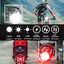 Amazon Com Usb Rechargeable Led Bike Lights Set Super Bright Front And Back Rear Bicycle Light Combo Ipx5 Water Resistant Mountain Road Helmet Cycle Headlight And Taillight Set For Cycling Hiking Camping