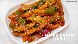 Chilli Potato Recipe Recipes Chilli Potato Chilli Recipes