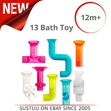 Product title boon pipes building bath toy set, colorful learning bath toys suction to wall, 5 pipes average rating: Boon Bundle Building Bath Toy Set Cogs Pipes Tubes Baby Bn For Sale Online Ebay