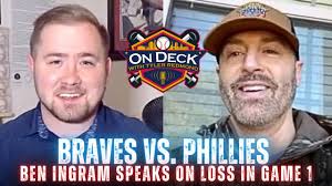 Ben Ingram reacts to Braves NLDS Game 1 loss