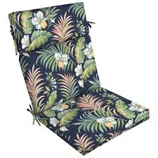 Arden Selections 21 In X 24 In Dining Chair Cushion In Simone Tropical Tk08713b D9z1 The Home Depot Tropical Outdoor Chairs Dining Chair Cushions Outdoor Dining Chair Cushions
