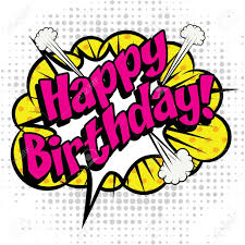 Pop Art Comics Icon Happy Birthday Pop Art Comic Happy Birthday Art Pop Art