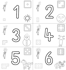 Tierisches malbuch für kindergarten vorschule und schulanfang. Knetvorlage Zahlen Und Mengen Bis 6 Gpaed De