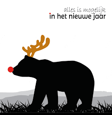 Grappige Nieuwjaarskaart Met Beer Beer Grappig Nieuwjaarskaart Kerstkaartencompany Grappige Kerstkaarten Kerstwensen Kaarten Maken Kerstmis