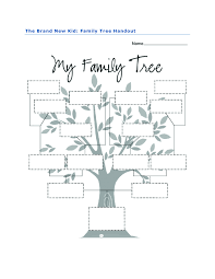 Family Tree Activity For The Brand New Kid By Katie Couric Students Fill In Names On Their Family Tree A Family Tree For Kids Family Tree Family Tree Activity