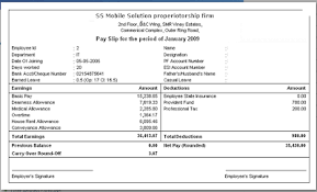 Salary Slip Format Accounting Education Payroll Template Statement Template Excel Templates
