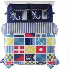 Ultimate guide to nautical bedding! Lavish Home Mariner Nautical Quilt Set Beach Style Quilts And Quilt Sets By Trademark Global Houzz