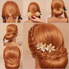 I showed how i did 4 hairstyles with $2 braiding hair. Diy Elegant Evening Braid Hairstyle