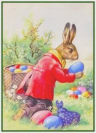 Check these out on etsy. Amazon Com Orenco Originals Vintage Easter Bunny Hiding Eggs Counted Cross Stitch Pattern Arts Crafts Sewing
