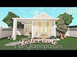 Bloxburg No Gamepasses Starter Home 18k Unique House Design Diy House Plans Cute House