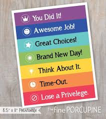 Improve your child's behavior with our huge selection of behavior charts, chore charts, and potty training these colorful child behavior chart + kid kash printables are such a great way for kids to visually see how they're doing! Color Coded Behavior Chart Diy Printable Toddler Chart Behavior And Rewards Chart Rainbow Cha Behavior Chart Printable Behavior Chart Toddler Kids Behavior