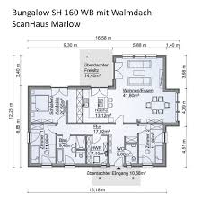 Winkelbungalow Grundriss 4 Zimmer Mit Walmdach Architektur 160 M Erdgeschoss Ebenerdig Erker Kuche Offen Mit Kochin Fertighaus Bungalow Walmdach Bungalow