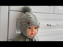 Burgulu Pilot Sapka Kulakli Sapka Youtube Baby Knitting Patterns Tig Isi Bebek Sapka