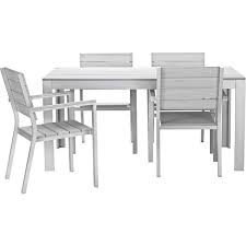Ikea Falster Table And 4 Armchairs Gray Ikea Patio Outdoor Dining Furniture Modern Outdoor Furniture