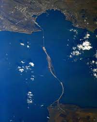 Крымский мост вид из космоса